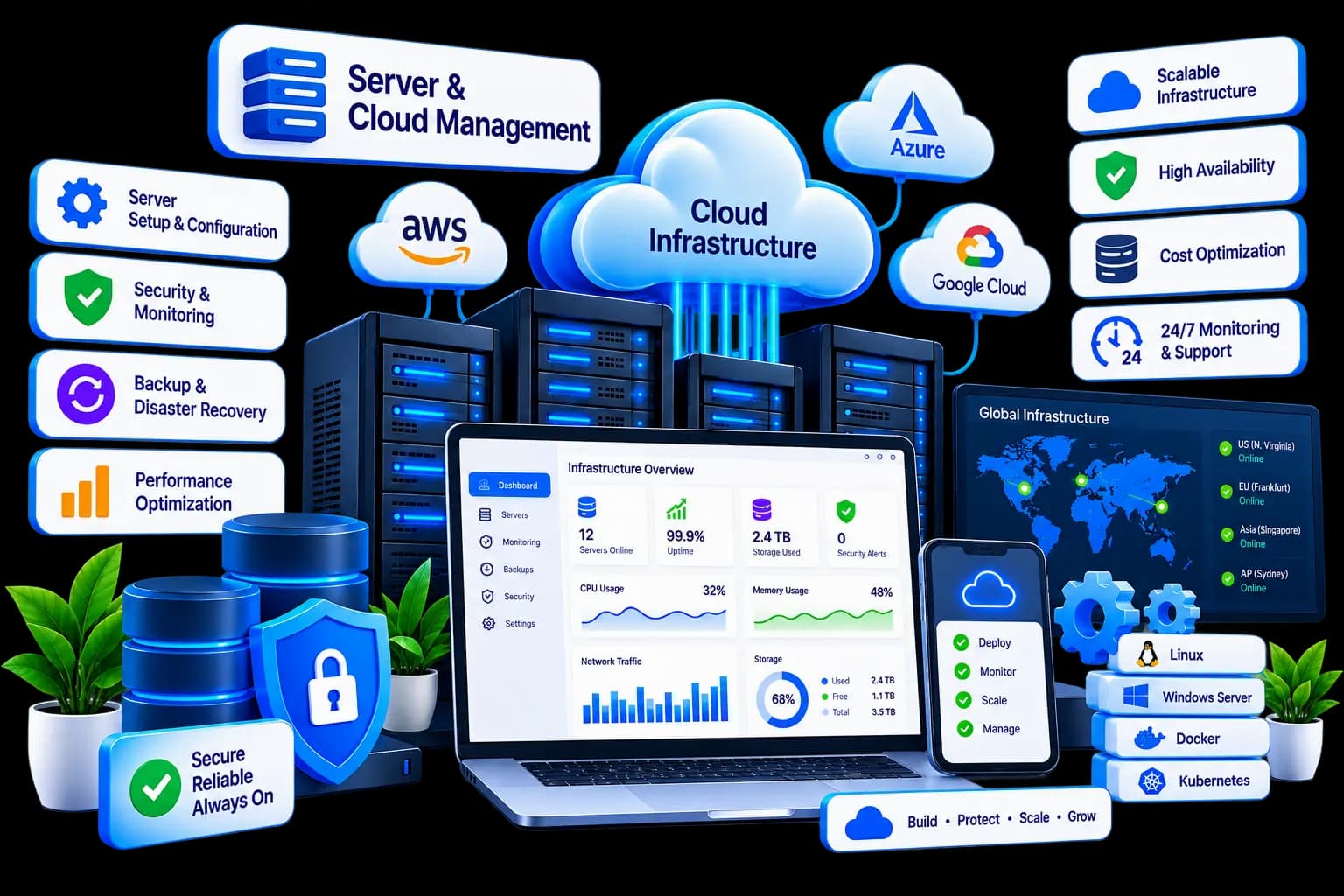 Papaya Coders - Cloud Infrastructure & Server Management