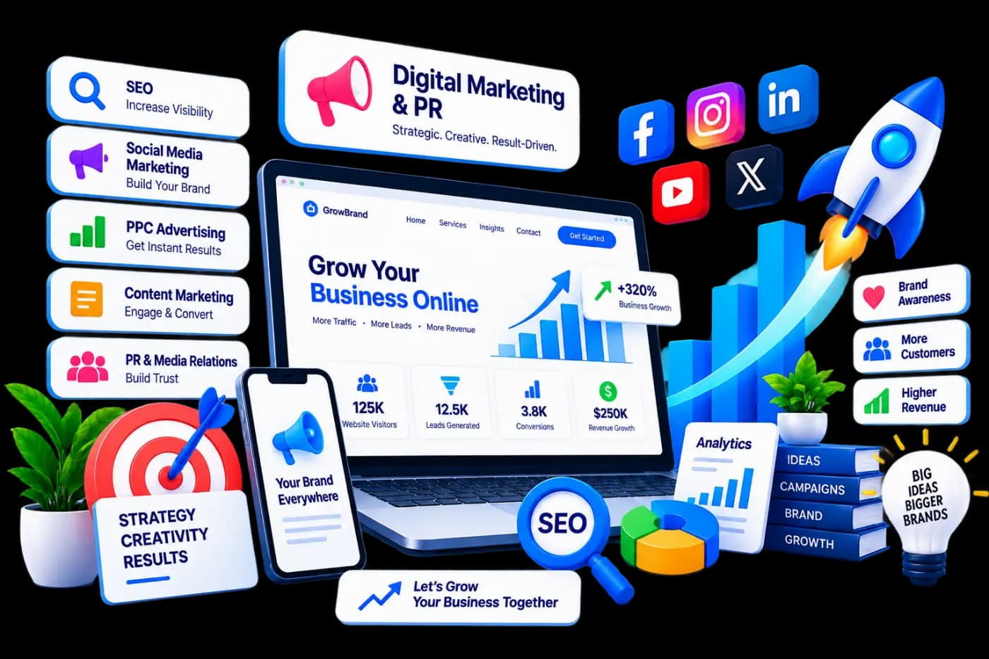 Papaya Coders - Digital Branding & PR Services