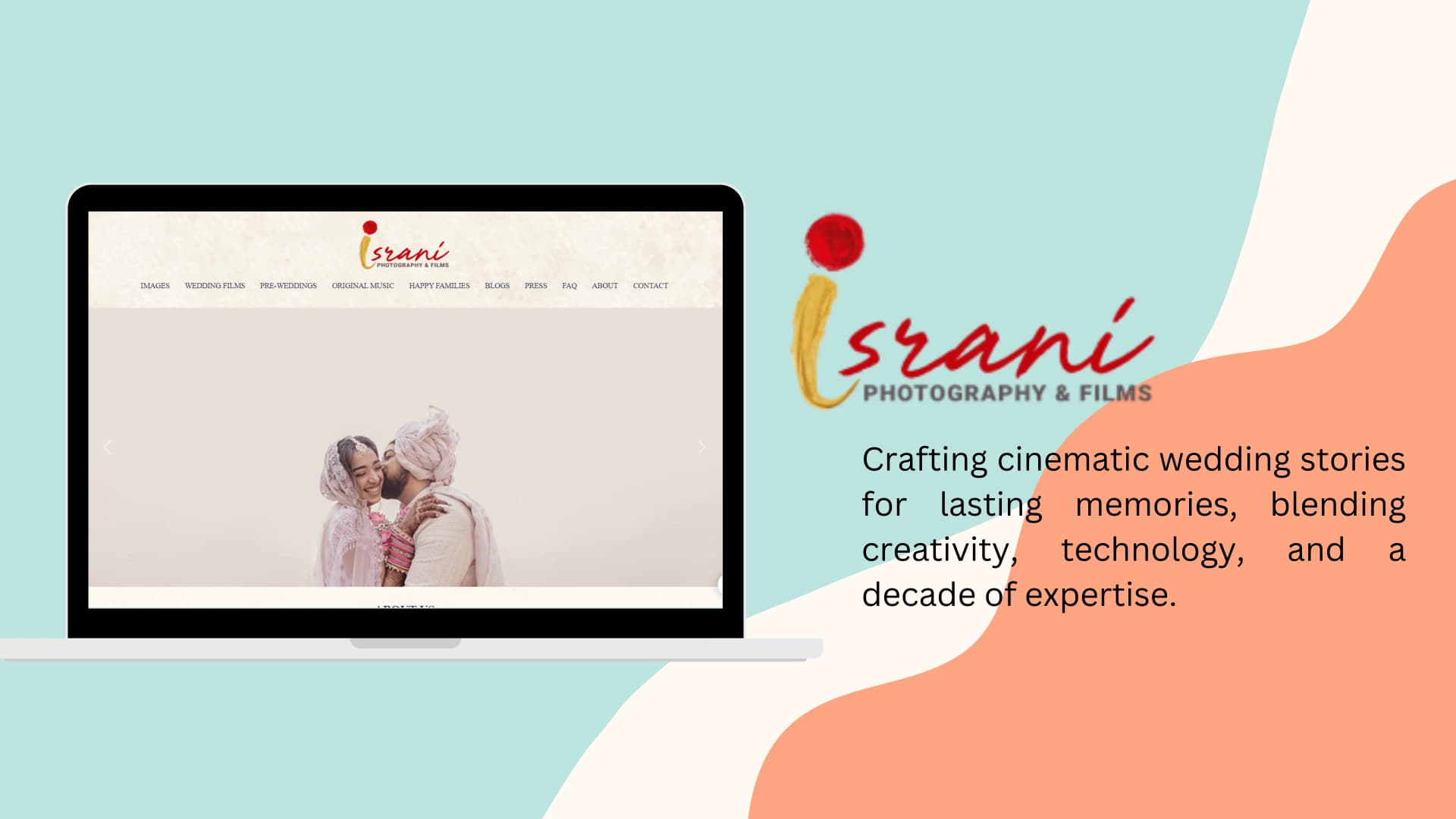 Israni Photography Luxury Gallery & Showcase - Papaya Coders Portfolio Showcase