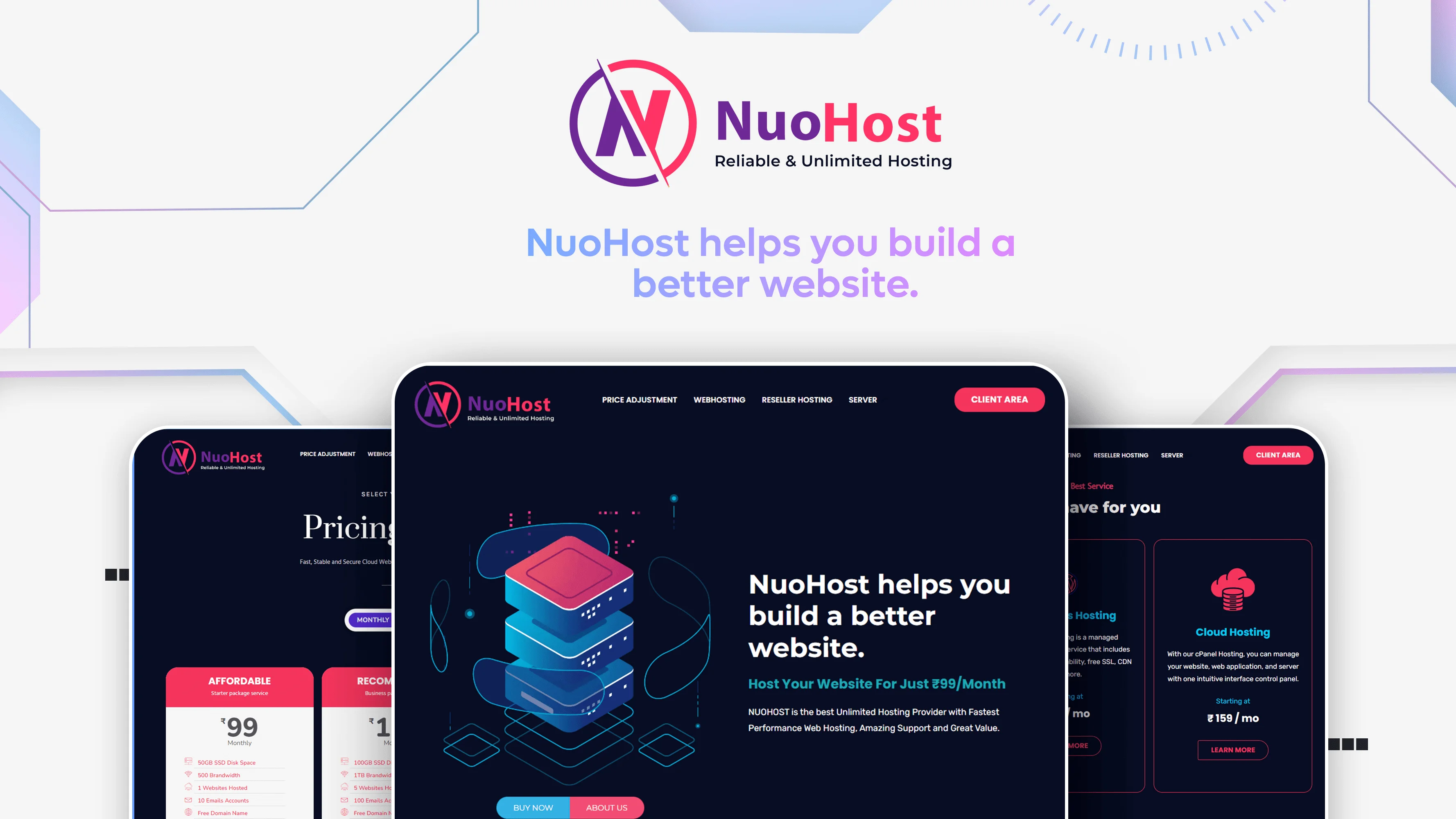 NuoHost Cloud Platform & Hosting Infrastructure